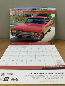 Gm Muscle Car Calendar 2014