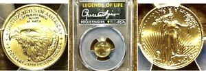 2021 $5 Gold Eagle PCGS Only 20 Legends Fingers Graded Worldwide Type 2 MS70 IMA