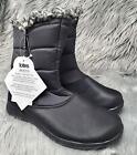 Totes Jenny Women's Side Zippers Easy On Snow Slush Boots Size 7M Black