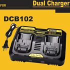 for DEWALT 12/20V MAX Charging Station/Dual Charger for Jobsite (DCB102) , Black