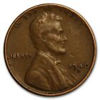 1940 D - Lincoln Wheat Penny - G/VG