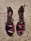 Garolini Italian vintage women's shoes, NIB, 7.5 purple velvet