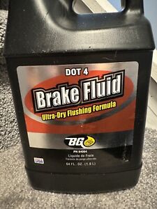BG DOT 4 Brake Fluid 64 FL. OZ.- Ultra-Dry Flushing Formula