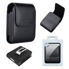 For Samsung Galaxy Z Flip 5/4/3 Carrying Pouch Leather Case w/ Holster Belt Clip