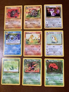 💥Lot of 36 VINTAGE Pokemon Cards WOTC ONLY! Promo, HOLO RARE & RARE💥