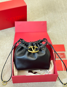 Valentino Women's Black Soft Leather Mini Crossbody Bag