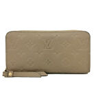 Louis Vuitton Monogram Empreinte Leather Zippy Zip Around Long Wallet/1Y0479
