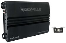 Rockville RVA-M2 2500w Peak/625w RMS @ 1 Ohm Amplifier Mono Car Amp+Remote