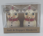 Johanna Parker Salt & Pepper Shakers Christmas Reindeer  New In Box