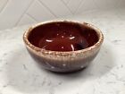 Vintage McCoy Pottery 5” Brown Drip Glaze Bowl