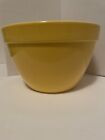 CRATE & BARREL ADDISON LARGE 9 1/2” BRIGHT YELLOW NESTING MIXING BOWL PORTUGAL