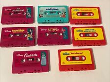 VTG 70s 80s 90s Disney & Sesame Street Read-Along Cassette Tapes Only No Books