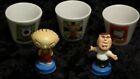 Family Guy Mini Porcelain Shot Glasses & Mini Bobble Heads Lot 5 Different 2005