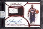 KEVIN DURANT 2021-22 PANINI FLAWLESS GAME USED PATCH AUTO 14/15 RUBY NETS
