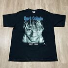 Vintage Kurt Cobain Shirt XL 90s 00s Y2k Mexican Boot Concert Memorial Tee