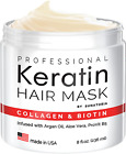 Professional Keratin Hair Mask - Made in USA - Nourishment Treatment for Hair Re