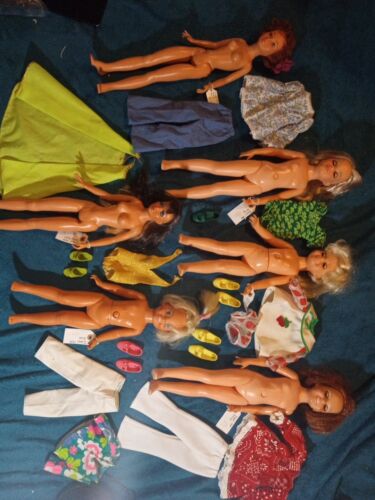 Huge Lot Vintage Ideal Dolls 1969,70,71,72,73 And 1977 Antique  Collection B
