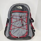 The North Face Borealis Red & Gray  Backpack Outdoor School Book Bag Travel Work