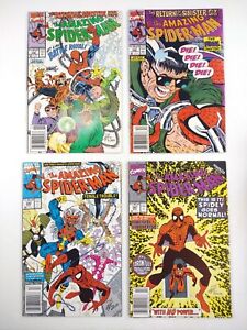 The Amazing Spider-Man 338 339 340 341 NEWSSTANDS (1990 Marvel) Comics Lot