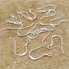 6 pairs 925 Sterling Silver Coil Flat Ear Wires Earring Hooks for Jewelry Making