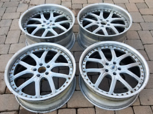 Asanti Luxury Forged Wheels 3-Piece 20x10/8 Chrome Lip + Spokes -Fits Audi 5x112