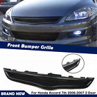 Front Bumper Hood Grille Grill For Honda Accord 7th 2006-2007 2 Door Coupe Black (For: 2007 Honda Accord)