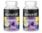 Airborne Gummies with Vitamin C, Zinc and Elderberry- 2 Pack
