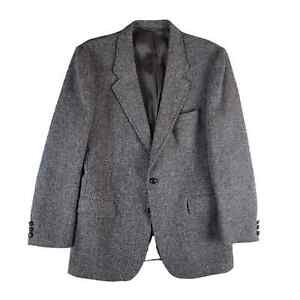 Vtg Levi's Mens 44L Sport Coat Blazer Tweed Herringbone USA Made