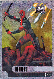 2016 Marvel Masterpieces HOLOFOIL Deadpool #12 of 17 Joe Jusko