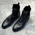 Ariat Heritage Paddock Boots Men’s 11.5 EE Black Leather Work Riding Zip Up