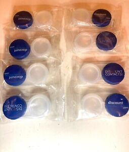 Discount.Com Contact Lens Storage Case Travel Portable Soaking Case NEW Lot Of 8