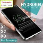 For Samsung Galaxy A12 A22 A51 A52 A53 A72 Hydrogel Full Cover Screen Protector