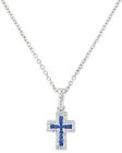 Montana Silversmiths Faith Found in the River Lights Cross Necklace Silver