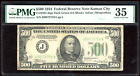 1934 $500 Federal Reserve Note Bill FRN FR-2201-J. Certified PMG 35 (Very Fine)