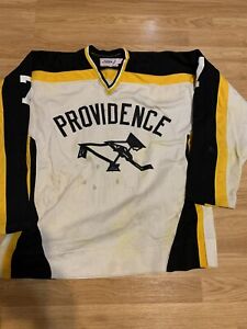 Game Worn 1980’s Providence College Friars NCAA Hockey Jersey Vintage 50