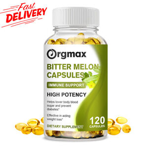 2500mg Organic Bitter Melon Extract Capsules - 120 Pills - Blood Sugar Support