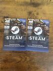 40$ WORTH OF STEAM GIFT CARDS /Unused/ Wallet Funds/  Desktop/ Steam/ Gift Cards
