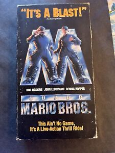Super Mario Bros. VHS (1993) Movie Film RARE Nintendo Vintage Videotape