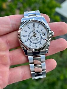 2018 Rolex Sky Dweller 326934 White Dial w/ Box & Papers
