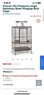 STAINLESS STEEL BIRD CAGE LARGE 31.5x24x61.25in Missing The Play Top.