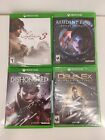 Lot Of 4 Xbox One Games Resident Evil, Deus Ex, Dishonored, Syberia 3