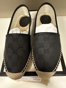Gucci Black Espadrille, Slip On, Flats Shoes  Women’s Size 37