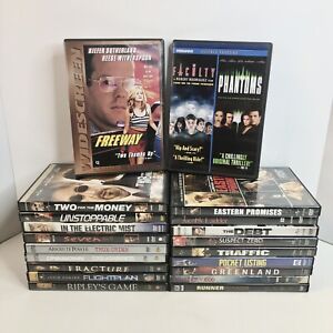 Lot of 20 Thriller DVD Collection (23 Movies) Bundle Exciting Action - READ