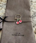 100% Authentic ALEXIS BITTAR Lucite Cherry/ Charm Crystal Ring Size 7-8ish