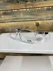 Oakley Exchange OX8055 Eyeglasses Polished Clear 56mm New Authentic