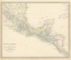 SOUTHERN MEXICO & CENTRAL AMERICA. Yucatan Belize Mosquito Coast.SDUK 1844 map