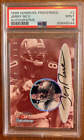 Jerry Rice Auto 1999 Donruss Preferred Autographs PSA 9 49ERS Only 1 Higher