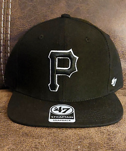 Pittsburgh Pirates '47 Captain Snapback adjustable hat adult Flat bill