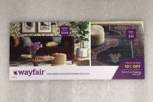 Wayfair Coupon Promo Code 10% Off 1st Order EXP 6/14/24 FAST 1 Hr MAX Delivery!!