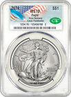 2024 American Silver Eagle First Delivery CAC MS70 Founders Label